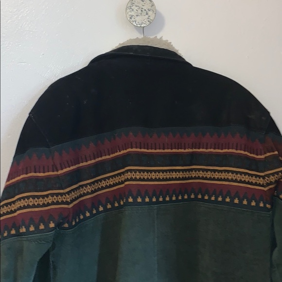 Vintage Leather/ Wool RETRO Jacket - Picture 3 of 11